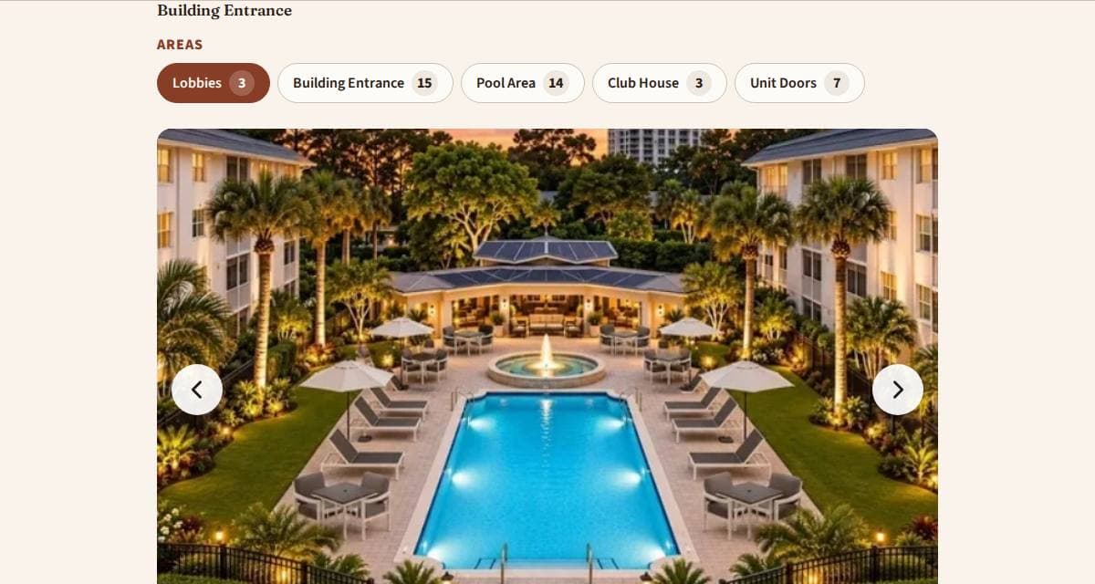 An area with photo tabs and the photo viewer.